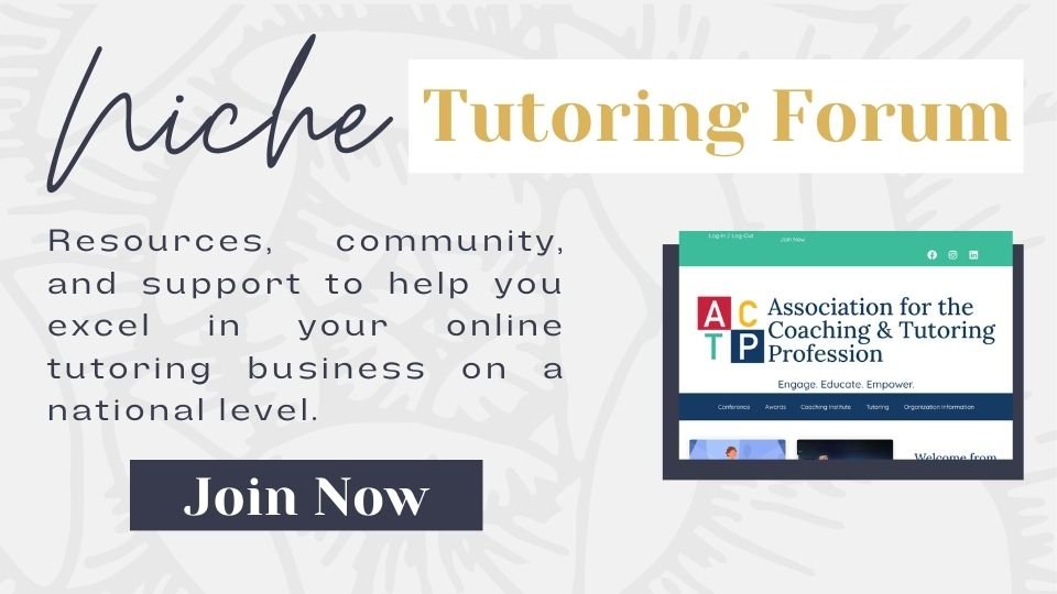 ACTP Forum for Online Tutors Join Now