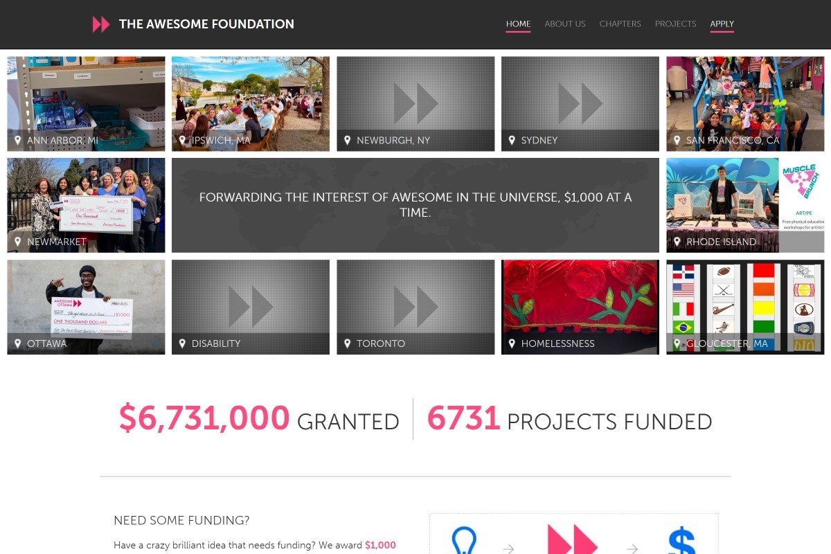 Awesome Foundation Grants