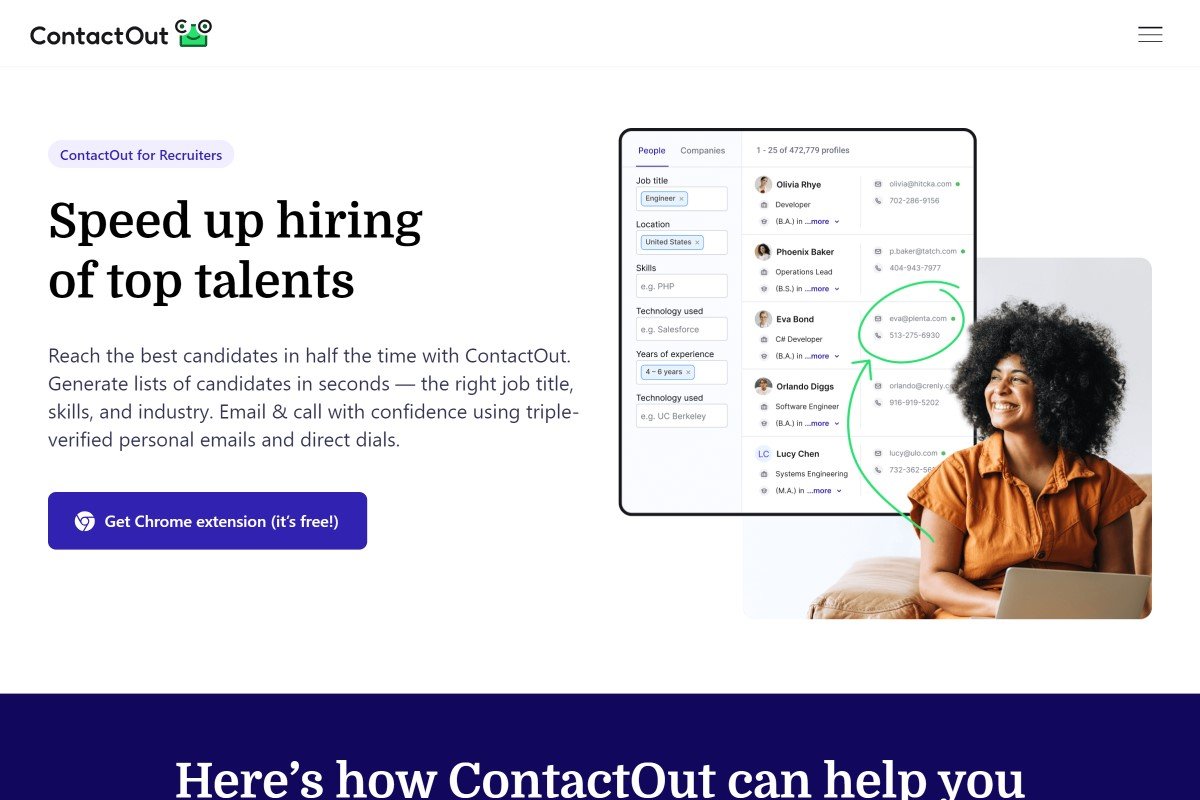 ContactOut Freelance Virtual Recruiter Software
