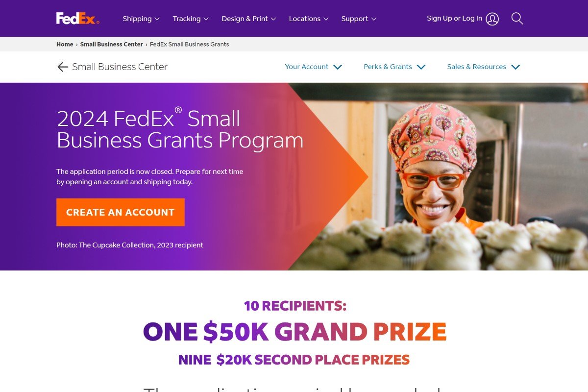 FedEx Small Business Grant