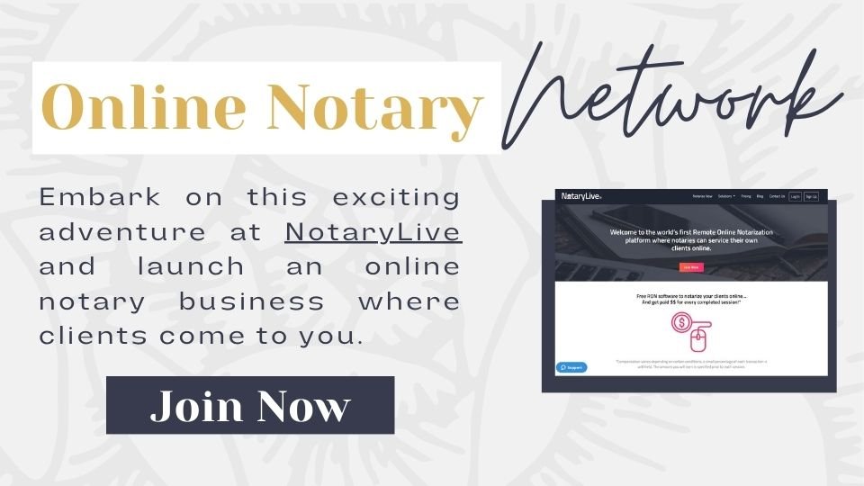 Online Notary Niche Network Join Now