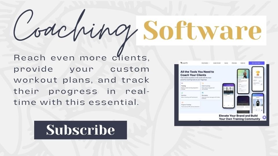 Online Personal Trainer Niche Software Online Training Platform