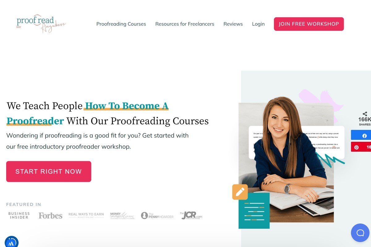 Proofread Anywhere Proofeader Course
