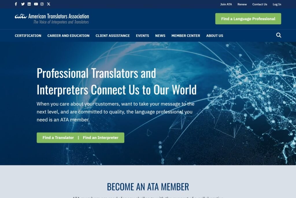 The American Translators Association