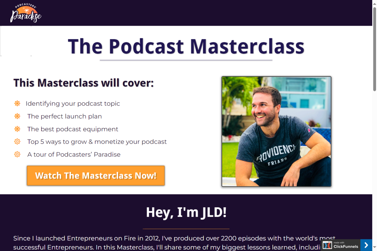 The Podcast Masterclass Course