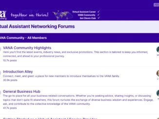 VA Networking Forum for Online Freelance Virtual Assistants