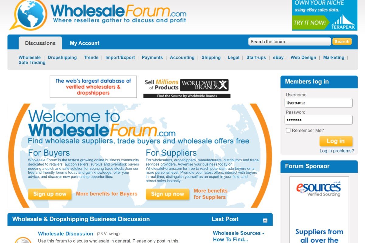 Wholesale Forum Droppshipper Forum