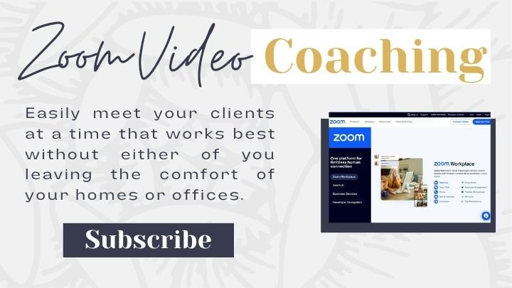 Zoom Online Coaching Sessions Videoconferencing